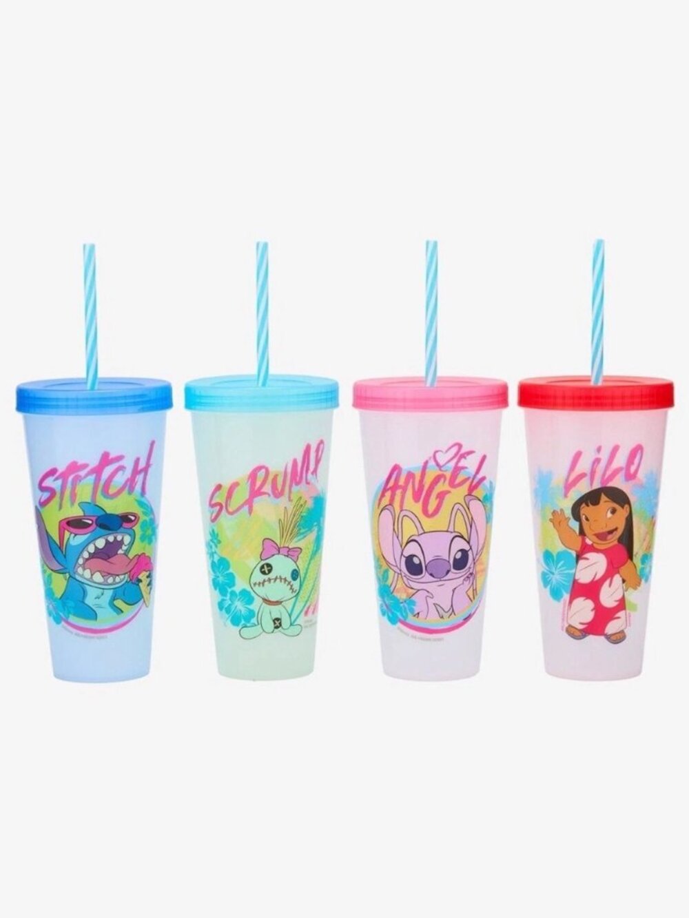 BNWB DISNEY LICENSED LILO & STITCH 'COLOR CHANGING' TRAVEL TUMBLER CUPS